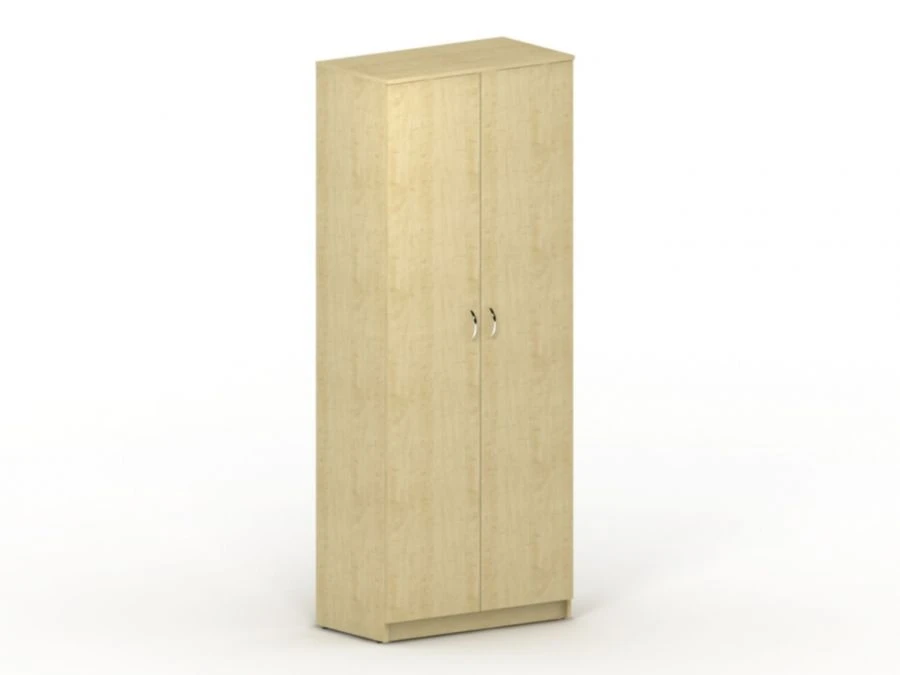 Storage Cabinet with Pull-Out Display Shelves