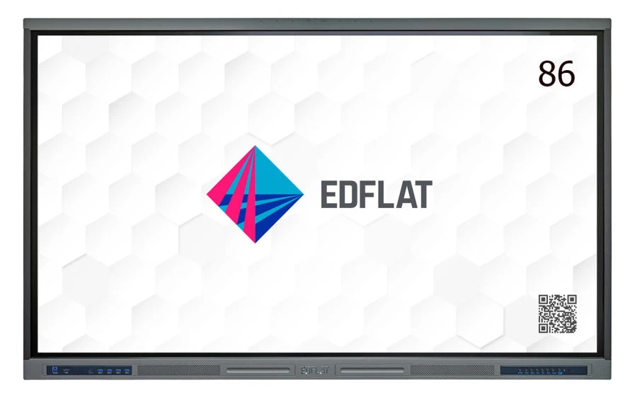لوحة تفاعلية عالية التقنية EDFLAT طراز EDF86X1RU