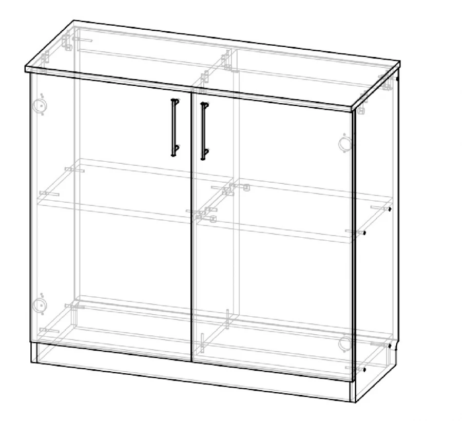 Sliding Door Cabinet TR 1 ZC