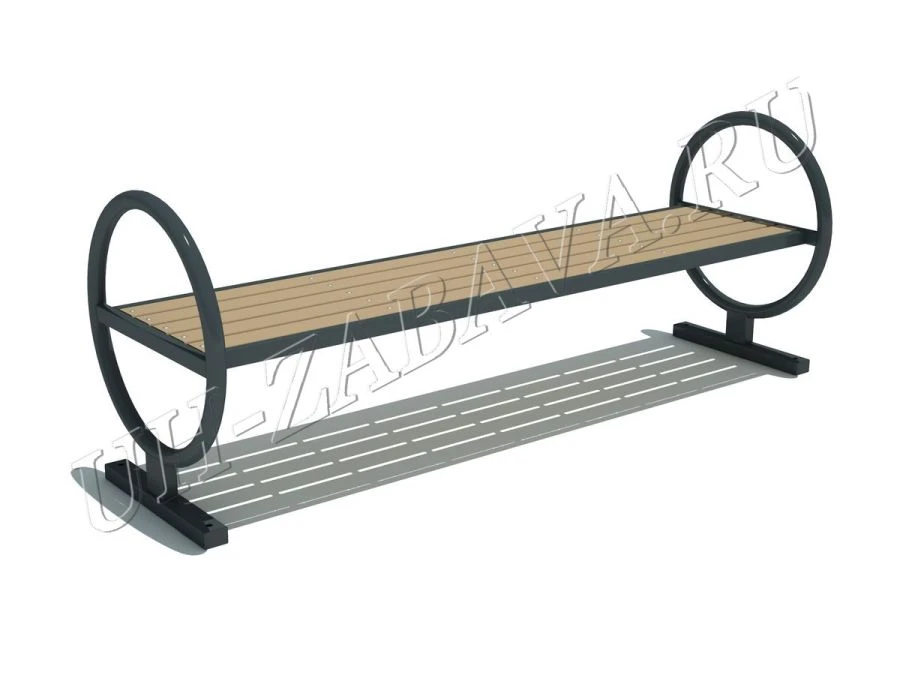 Katyusha" Light Composite Slat Bench