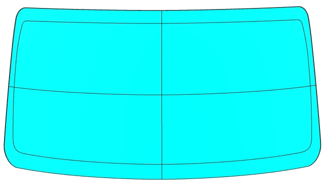 GAZ Business Windshield (Color C+C) Model 00531LFW00001