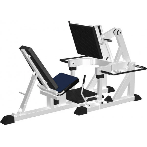 Adjustable Weight Leg Press Machine with Free Weights
