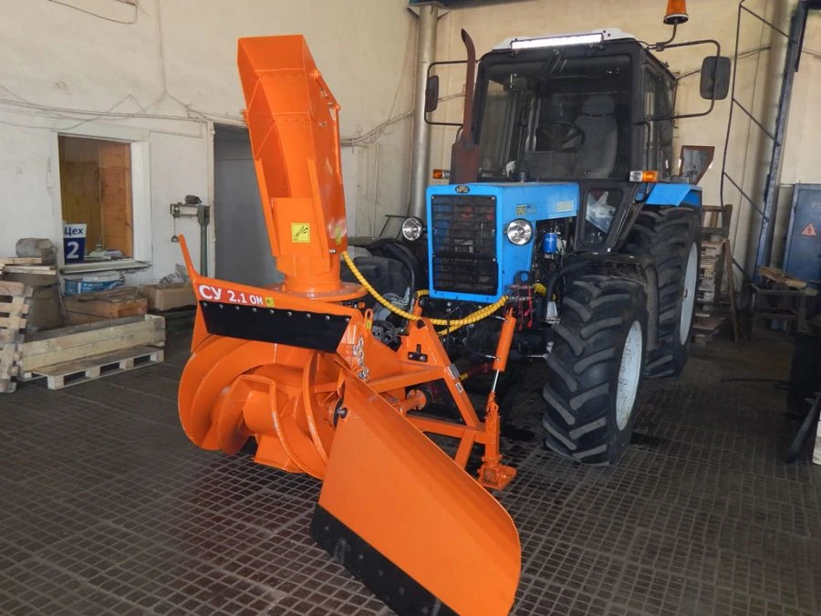 SU 2.1 OM Mounted Snow Blower Attachment for MTZ Tractor