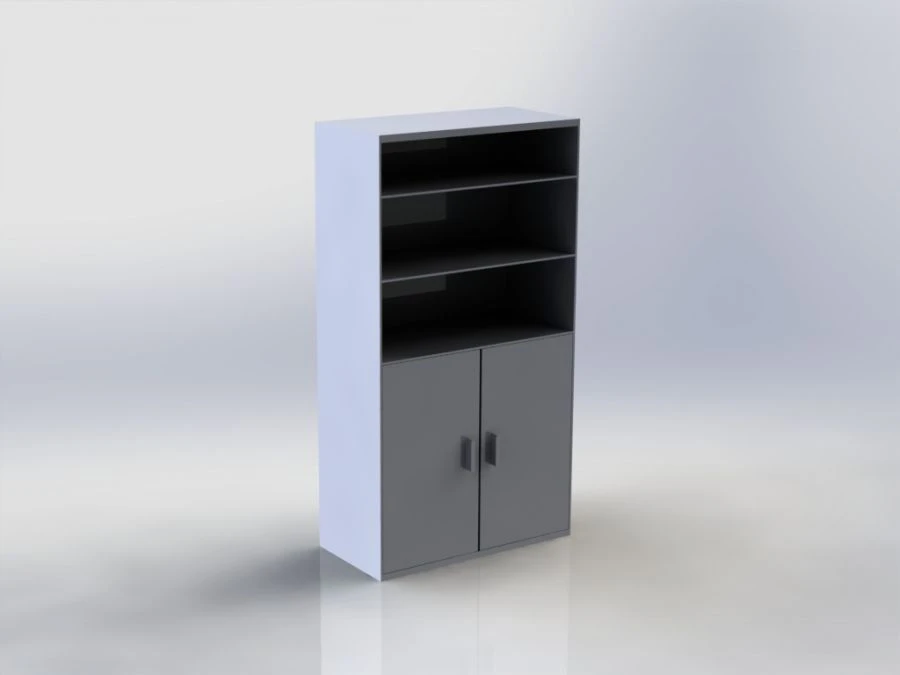 Customizable Metal Shelf Cabinet