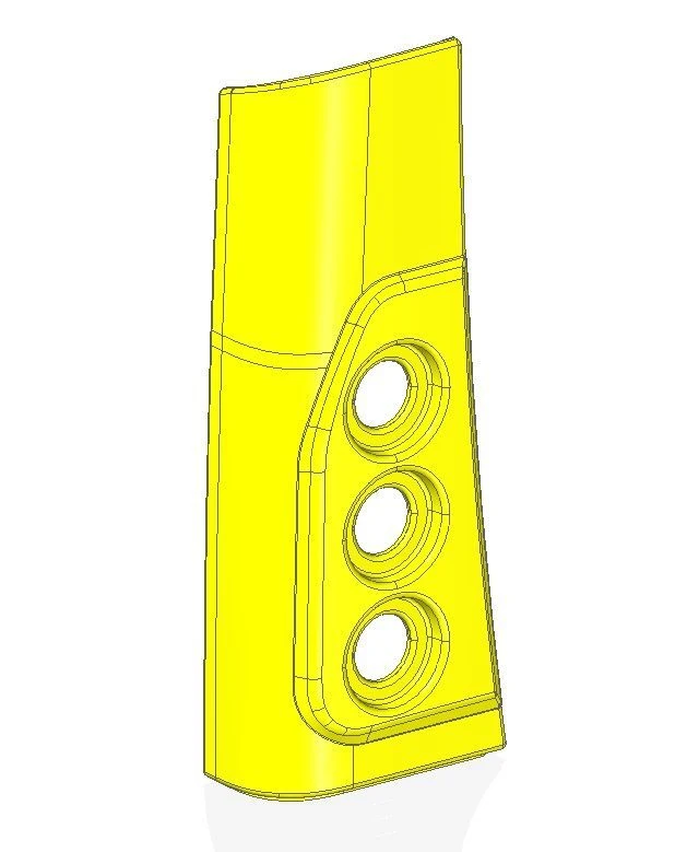 Left Rear Trim Panel for LiAZ 429260, Component 429260-5601033