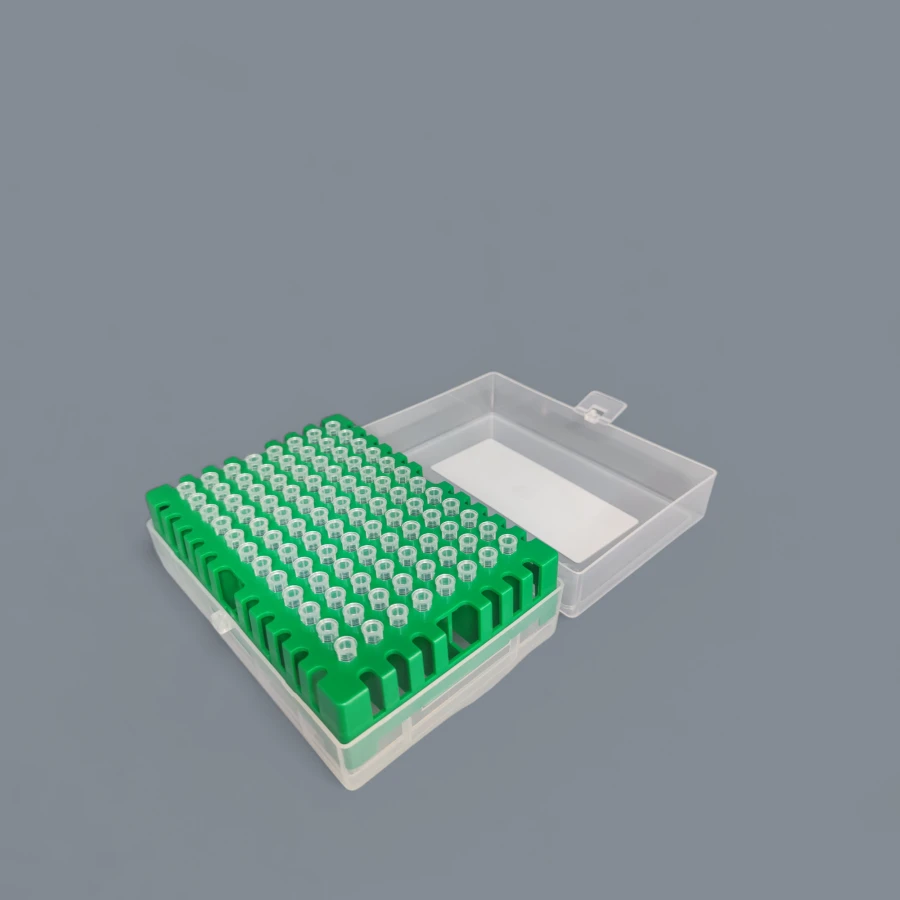 طرف بوليمر غير معقم للاستخدام مرة واحدة مع موزعات البيبتيد 10 ميكرولتر (96 قطعة)