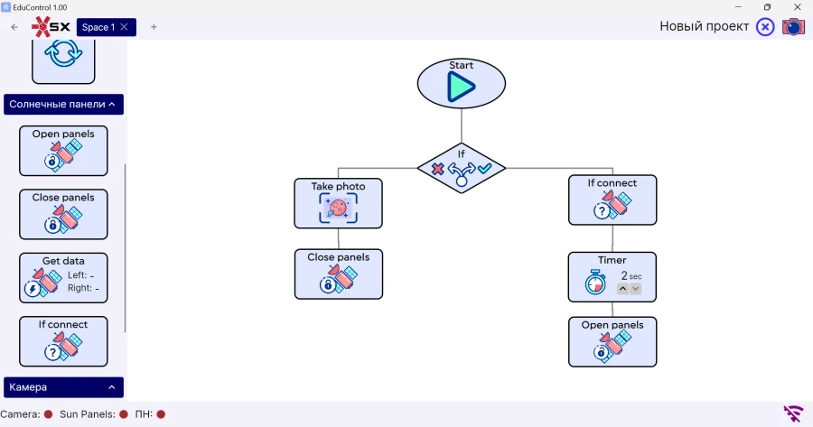 مجموعة بناء القمر الصناعي "جونيكس