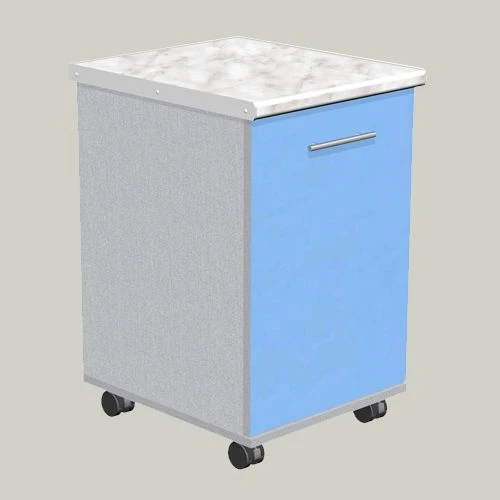 Mobile one-door cabinet model TPF-5