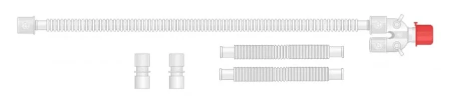 Disposable Non-Sterile Medical Breathing Circuit for Children, Complete Set