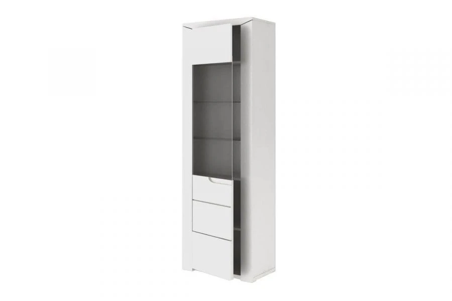 Bella Single Door Cabinet with Tinted Glass, Model LD.653020.000