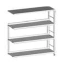Single-Sided Rack 880x300x1152 mm with 3 Shelves