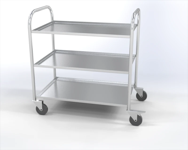 CR Type Trolley for Dish and Cutlery Transport
