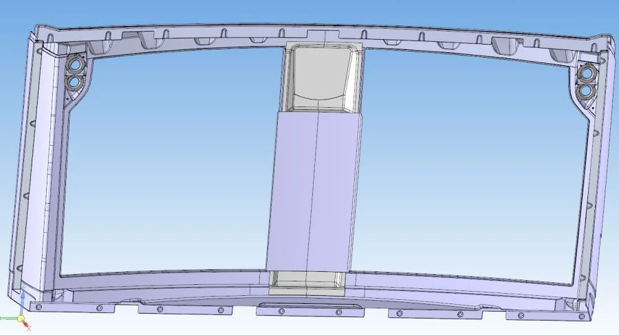 Rear Mask with Split Glass Assembly 6241-03-5602500-01