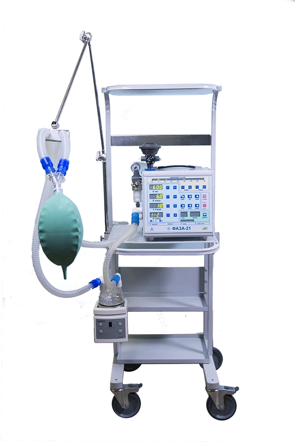 Mechanical Ventilator Phase-21 for Hospitals and Mobile Units