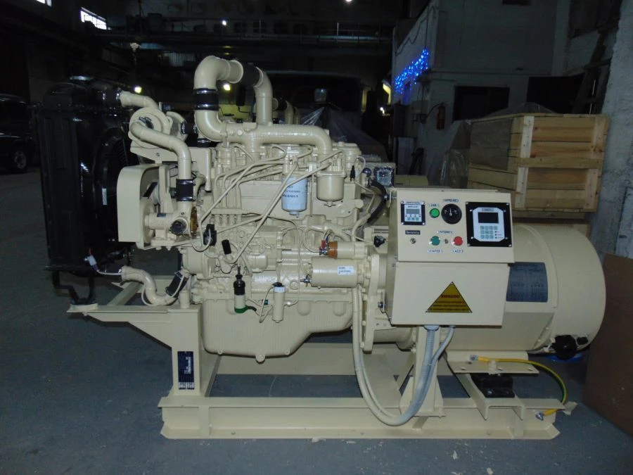 Marine Diesel Generator DГ50Р-2А-400 with Radiator Cooling System