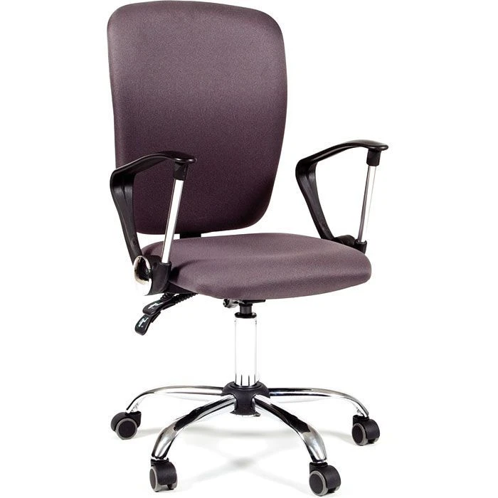 Chrome Upholstered Office Chair CHAIRMAN 9801