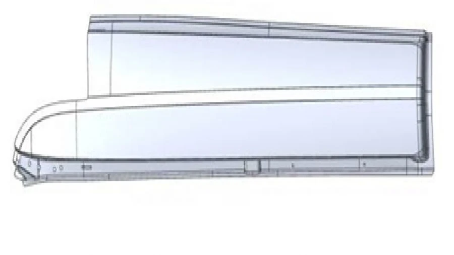 لوحة السقف اليسرى للسيارات A9606579109