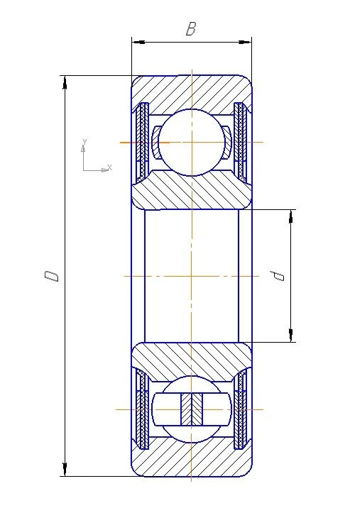 Rolling Bearing 6-180502US9 GOST 520-2011