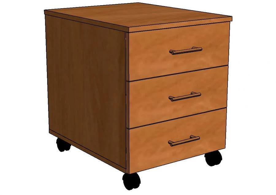 Mobile storage cabinet for documents and office supplies, Art.TMV-65