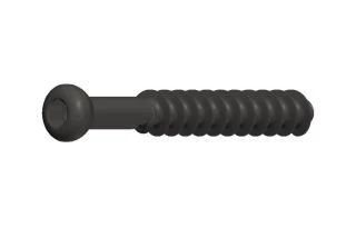 6.5mm Spongy Screw for Osteosynthesis - 32mm Thread Length, Various Lengths
