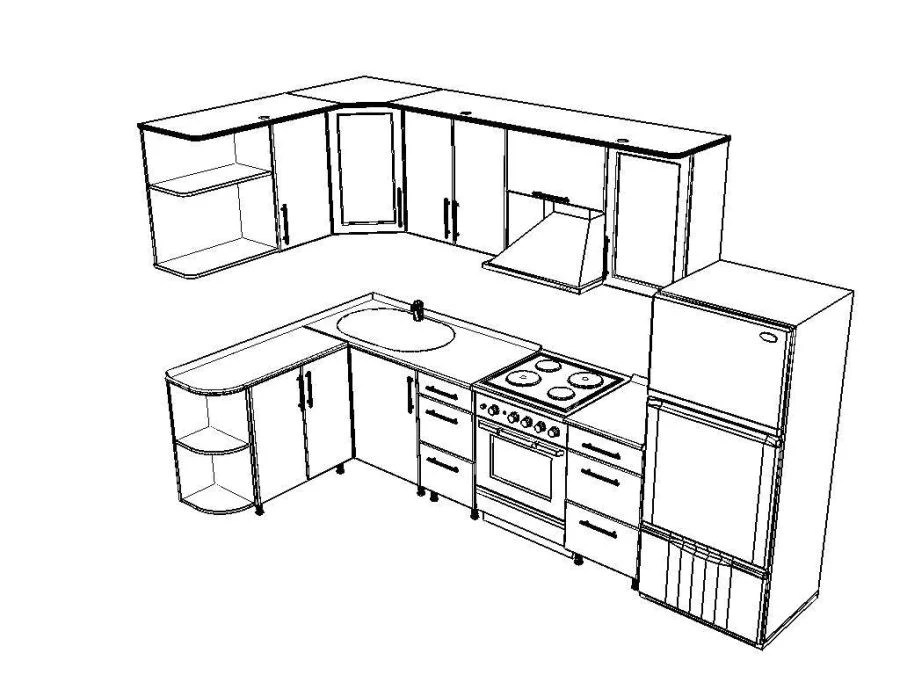 Kitchen Cabinet - Modern Design