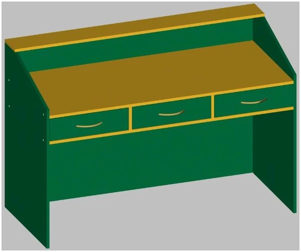 Library Checkout Desk with Storage Art. Sh.05.13