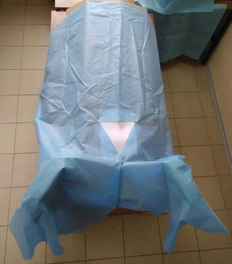 Surgical Draping Set for Laparotomy, Disposable Sterile