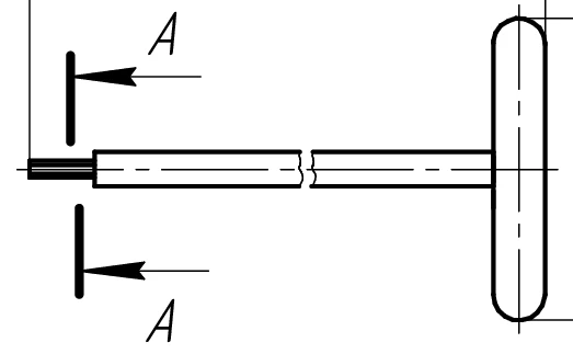 T-Handle Screwdriver for Osteosynthesis, Code 302.035