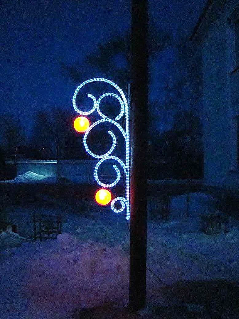 Decorative Outdoor LED Panel "Orenburg" - Wall-Mounted Light Fixture