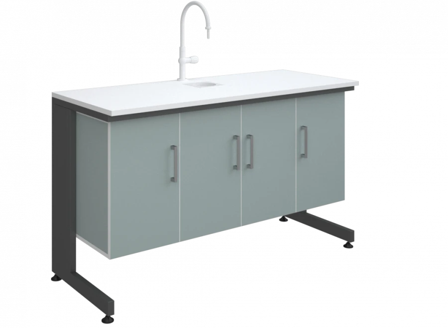 Laboratory Folding Table with Sink Type 1 High