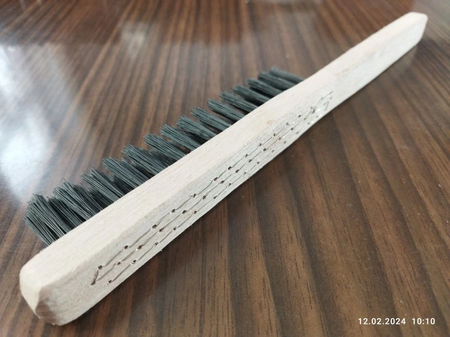 Three-Row Brush with Polypropylene Bristles