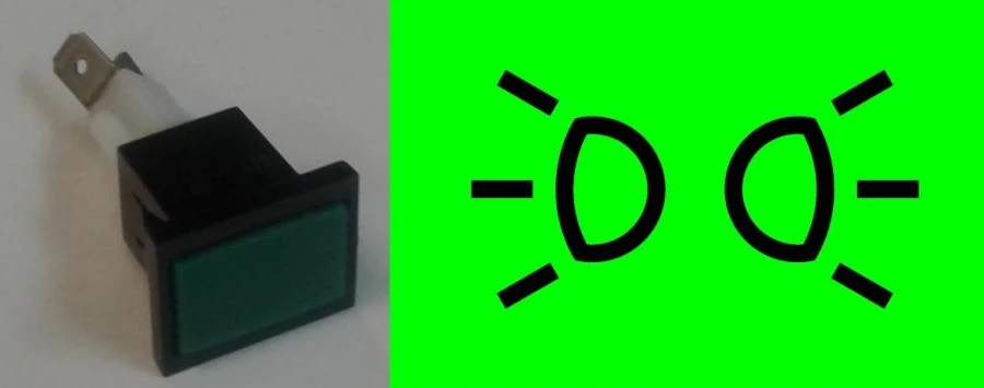 مصباح مؤشر للإشارة عن الأضواء الجانبية - نموذج 2202.3803-38