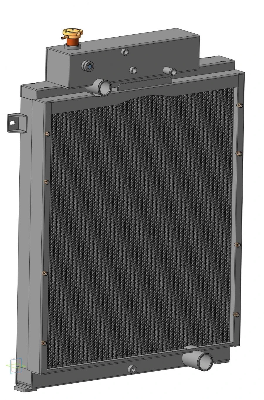 Water Radiator V-2400 for Internal Combustion Engine Cooling