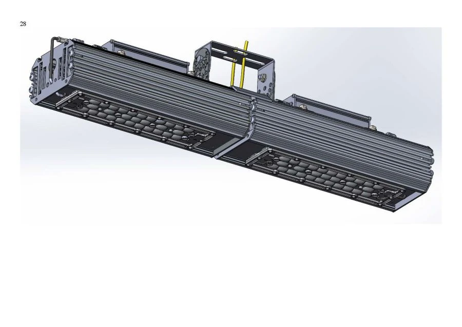 ضوء LED بتصميم صناعي "MTM IoT" سلسلة CUBE 80 مزدوج الوحدة