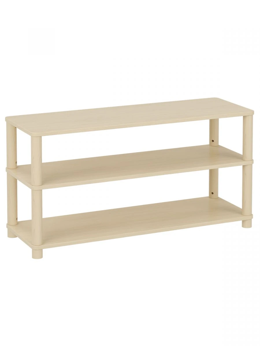 Universal Storage Shelf with 3 Tiers for Educational Use