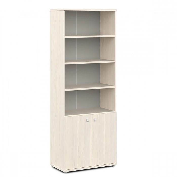 Wooden Office Cabinet Semi-Open for Document Storage