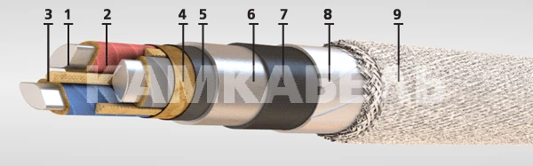 AAБВ-6 3x150 Aluminum Conductor Power Cable