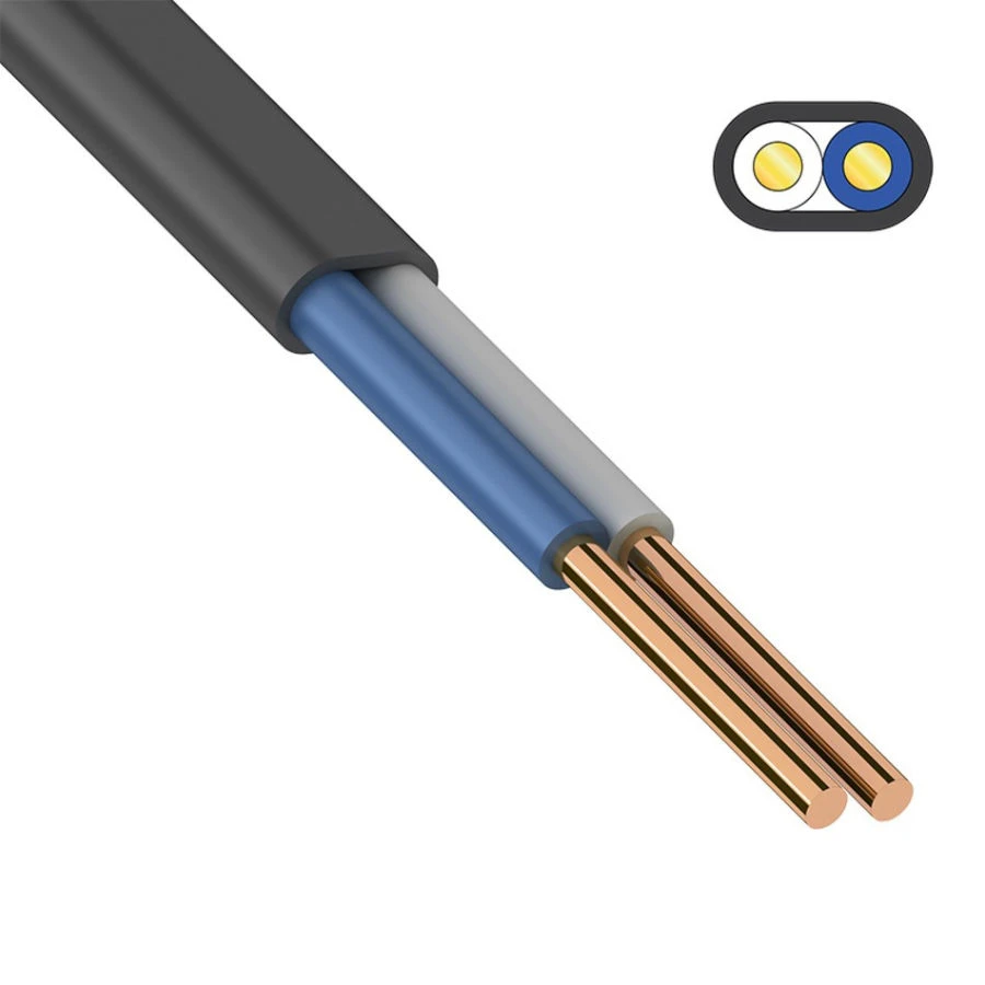 كابل طاقة لتوزيع الطاقة 2x4 مم² 1 كيلو فولت VVG-PNG(A)LS