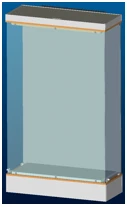 Wall Display Case (No Shelves) 1000 x 400 x h 1700