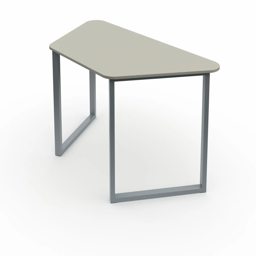 Trapezoidal Student Desk on Rectangular Tubing
