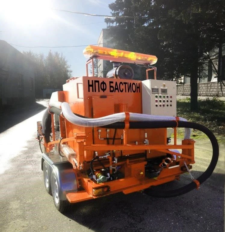 جهاز ترميم الطرق باستخدام الحصى المكعب للأسطح الأسفلتية