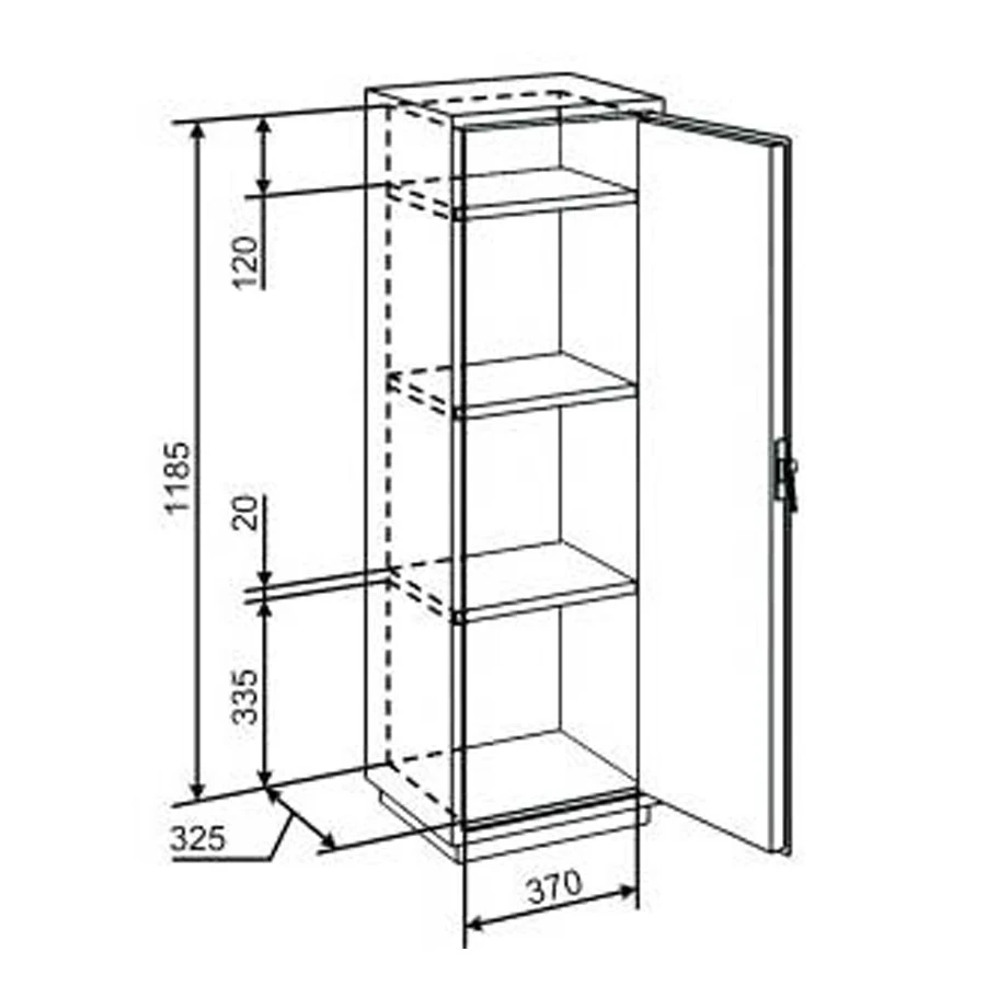 Children's Clothes Wardrobe - Model SHK 3