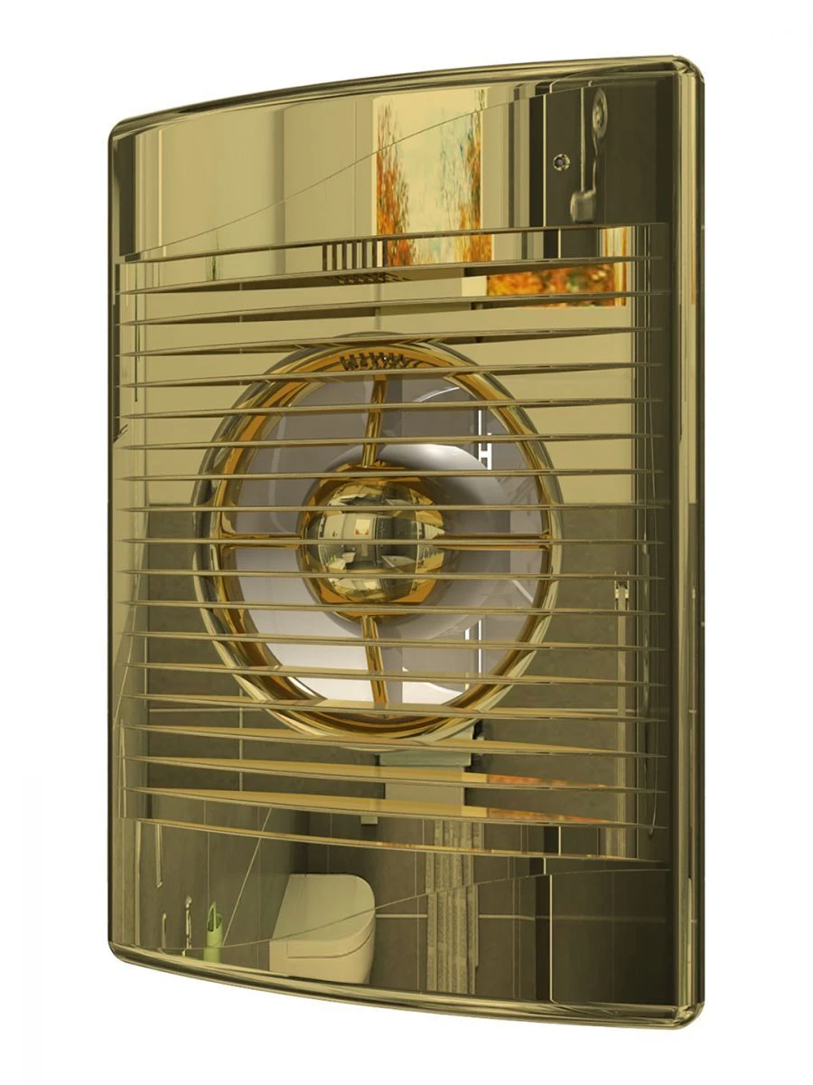 STANDARD 4C Gold Axial Exhaust Fan with Backdraft Damper