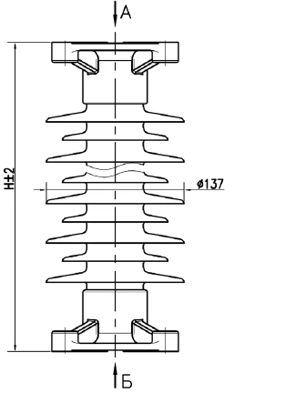 Polymer Insulator OCK 12.5-35-R-3 UHL1