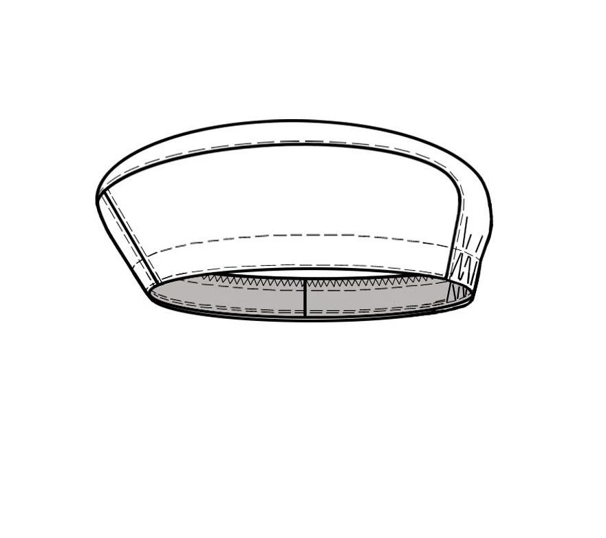 Lightweight Beret for Protection Against Industrial Contaminants, Model "ЧШФ