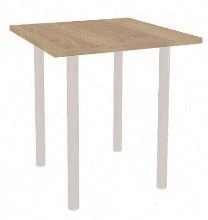 Dining Table with Steel Legs and Laminate Top