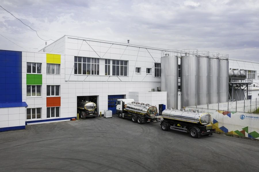 Insulated Milk Storage Tank for Reception and Processing