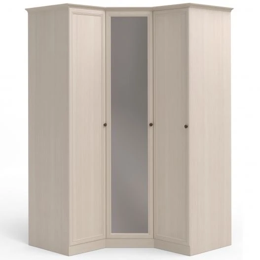 Corner Wardrobe with Mirror (1 Door + Corner) FU5-01.T8L