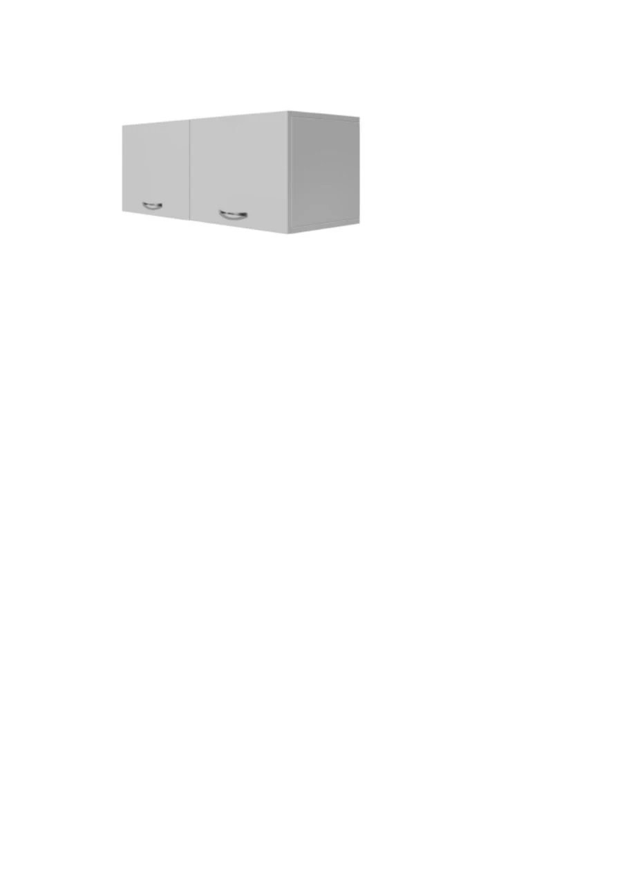 Medical Wall-Mounted Two-Door Cabinet SKB-2M