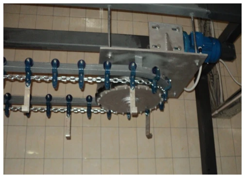 ناقل علوي بتصميم T لتغذية الحاويات